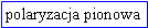 Pole tekstowe: polaryzacja pionowa